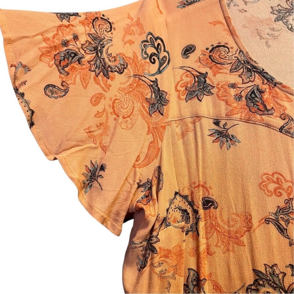 Torrid Peach Floral Dress - Picture 5 of 8
